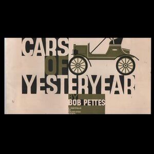 Bob Pettes Cars Of Yesteryear Car Prints Etched Car Dealer Ad Gift Antique Cars